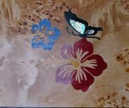 Butterfly And Hibiscus Jewelry Box 5 small