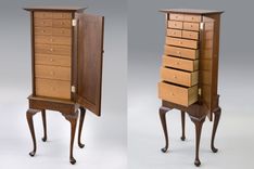 Walnut Jewelry Chest 2 small