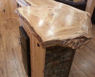 Live Edge Spalted Maple Bar Counter 2 small