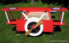 Twin Snoopy Airplane Bed 4 small