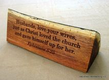 Wood Carving With Scripture Verse To Be Displayed 2 small