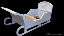 Children's Winter Theme Sleigh Bed 1 small