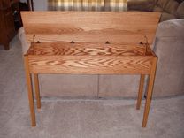 Shaker Inspired Table With Storage 2 small