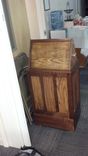 Mission Style Flat Panel Trash Cans 1 small