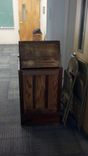 Mission Style Flat Panel Trash Cans 5 small