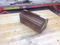 Walnut Tool Box, Art Hobby Box. 1 small