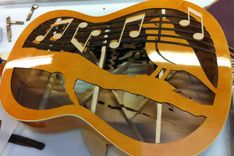 Laser Cutting Acoustic Guitar For Charity Project 6 small