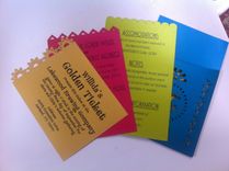 Papel Picado Mexican Folk Art Style Wedding Invitation Suite 3 small