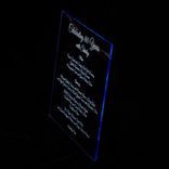 Laser Engraved Acrylic Menus 2 small