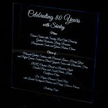 Laser Engraved Acrylic Menus 1 small