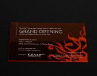 Laser Cut/Engraved Acrylic Invitations 1 small