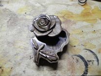 Intarsia Rose Jewelry Box 4 small