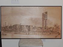 Burned Pyrography Mural 4 small