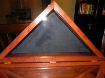 Usaf Flag/Shadow Box (Collapsible) 4 small