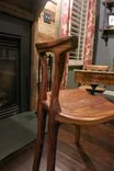 Hand-Carved Walnut Side Chair 5 small