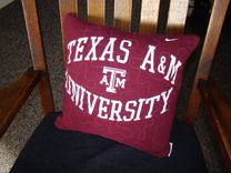 Quilted Tshirt Pillow 2 small