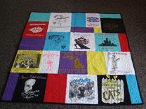 Lap Size Custom Tshirt Quilt 4 small