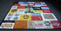 Full Size Custom Tshirt Quilt 1 small