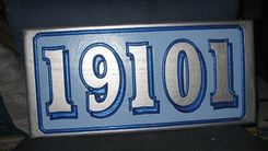 House Number Signs 1 small