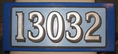 House Number Signs 5 small