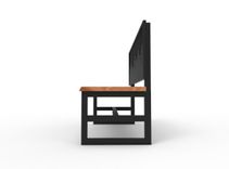 Bench With Live Edge Top And Customizable Backrest 3 small