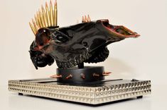 Skull Of Anarchy- Custom Sculpture And Art 6 small