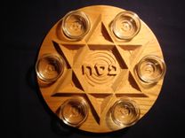 Cherry Seder Plate 4 small