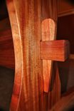 African Mahogany Trestle Table 1 small
