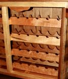44 Bottle Maple Wine Cabinet 3 small