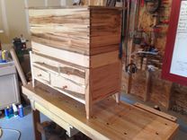 Four Drawer Asymmetrical Hope Chest 6 small