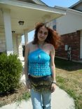 Hand Crocheted Summer Festival Halter Top 6 small