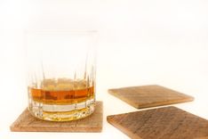 Reclaimed Oak Coasters 3 small