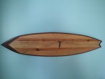 Large Surfboard Wall Art W Added Design 1 small