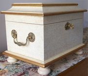Antique White Jewelry Chest 3 small