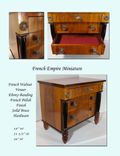 Collector's Cabinet - Miniature French Empire Style 4 small