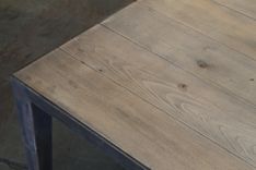 Metal Taper Leg Reclaimed Fir Coffee Table (Floor Model) 2 small