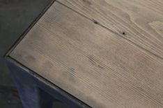 Metal Taper Leg Reclaimed Fir Coffee Table (Floor Model) 5 small