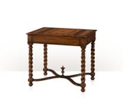 Reclaimed Wood Stretcher Dining Table 2 small