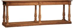 Reclaimed Wood Console Table With Turned Legs 2 small