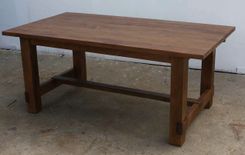 New England Farm Table In Reclaimed Wood 2 small