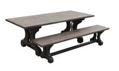 Lourdes Trestle Dining Table In Reclaimed Wood 1 small