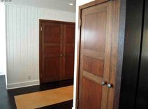 Custom Reclaimed Wood And Mahogany Closet Doors 3 small