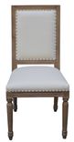 Classic Custom Wood And Upholstered Dining Chair 2 small