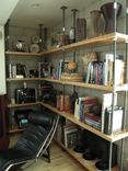 Built-In Metal And Reclaimed Wood Bookcase 1 small