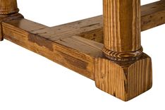 Reclaimed Wood Stretcher Dining Table 7 small