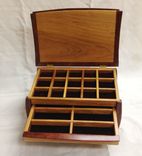 Exoticwood 3 Drawer Jewelry Chest 2 small