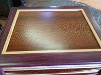 Exoticwood 3 Drawer Jewelry Chest 3 small