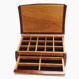 Exoticwood 3 Drawer Jewelry Chest 1 small