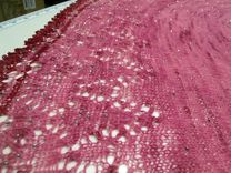 Hand Spun Cashmere Beaded Knitted Shawl 1 small