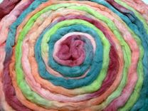 Cotton Spinning Fiber - Hand Dyed 5 small